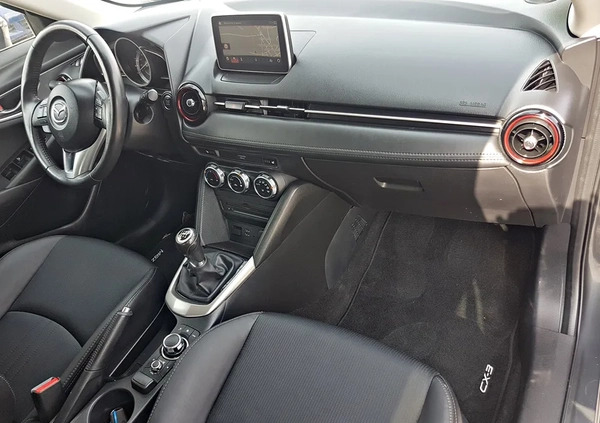 Mazda CX-3 cena 59900 przebieg: 65000, rok produkcji 2015 z Tczew małe 596